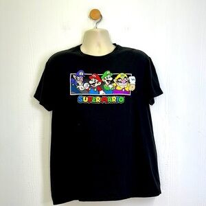 Super Mario - Nintendo Super Mario Brothers Short Sleeve Graphic T Size Large